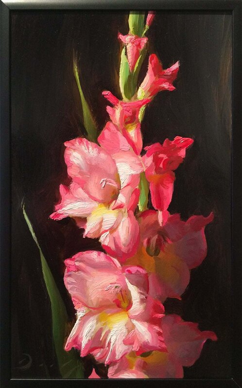 gladiolus painting