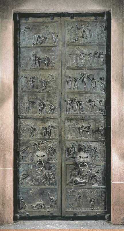 Hildesheim, Germany | Doors of Bishop Bernward, made for the Abbey Church of Saint Michael (1015) | Artsy