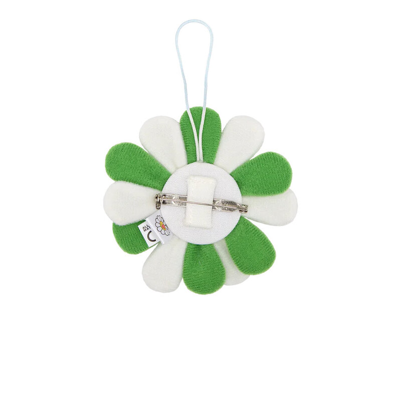 Takashi Murakami, Kaikai Kiki, Flower Plush ( Green & White) Key Chain  (2022), Available for Sale