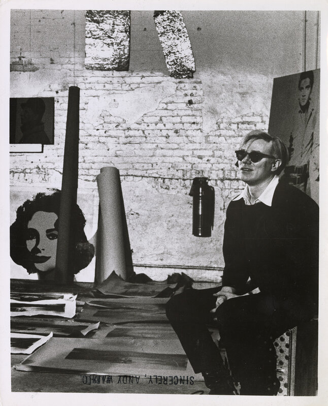 Billy Name, Andy Warhol at the Factory (1964)