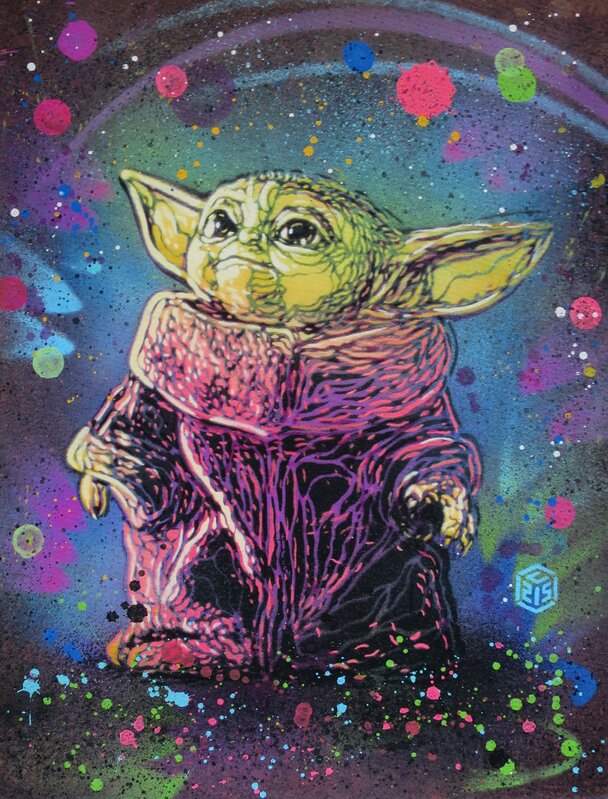 Diamond Art Painting Ready For Frame - Baby Yoda / Grogu & Gizmo