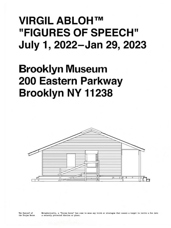 Virgil Abloh, Figures of Speech #4 ( Poster) ( Brooklyn Museum) (2022), Available for Sale