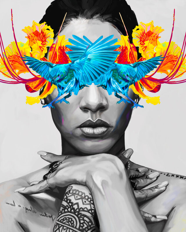 Portrait of Rihanna (digital) : r/drawing