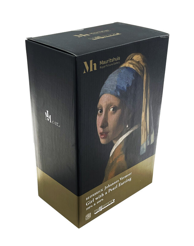 Bearbrick Johannes Vermeer (Girl with a Pearl Earring) 1000%