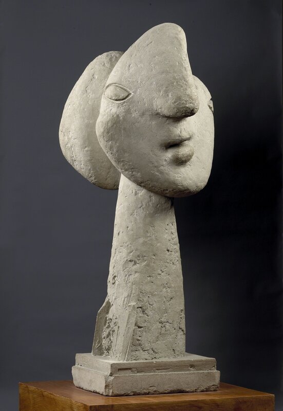Pablo Picasso, Tête de femme au chignon, Boisgeloup (1931 (Plaster),  April, July 1937)