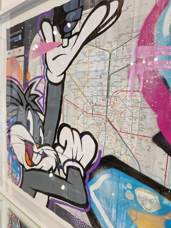 FAT | Bugs Bunny (Metro Map of Paris) (2021) | Available for Sale | Artsy