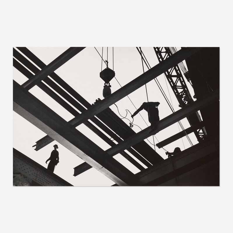 Peter Stackpole | Steel Beam Silhouette, San Francisco, Oakland, Bay ...