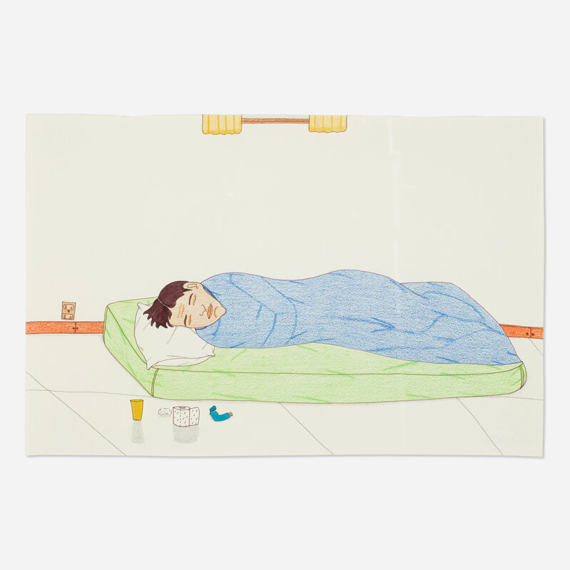 Annie Pootoogook | Composition (Sleeping Man) | Artsy