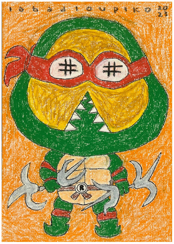 Pyko Turtle Iabadiou Piko | Rebuilding Connection, Raphael (Turtle Ninja) No. 01 ...