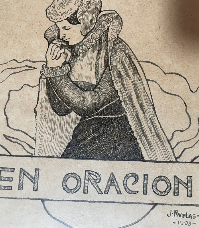 Julio Ruelas | En Oración (1903) | Available for Sale | Artsy