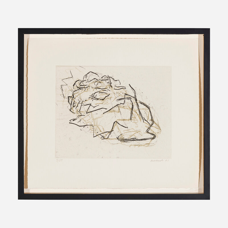 Frank Auerbach | Julia Asleep (2001) | Artsy