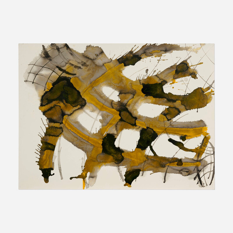 Bill Alpert | Brown and Black Abstraction | Artsy