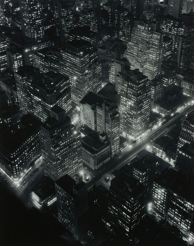 Berenice Abbott New York At Night 1932 Art Prints Artsy berenice-abbott-new-york-at-night-1932-art-prints-artsy