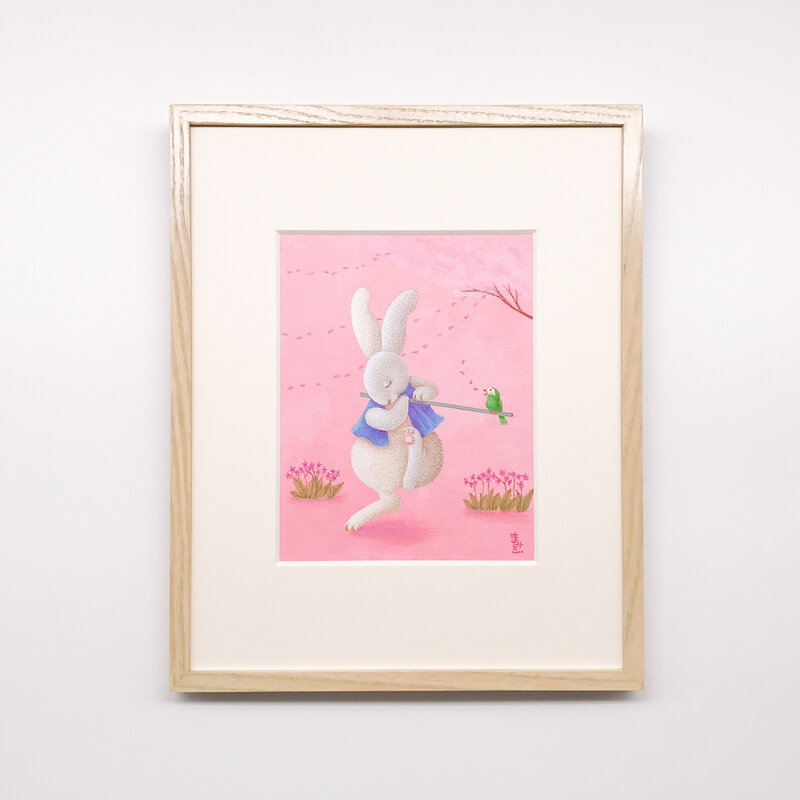 Mamiko Mutou (武藤 満美子) | The seven rabbits - SAKURA - (2023) | Artsy