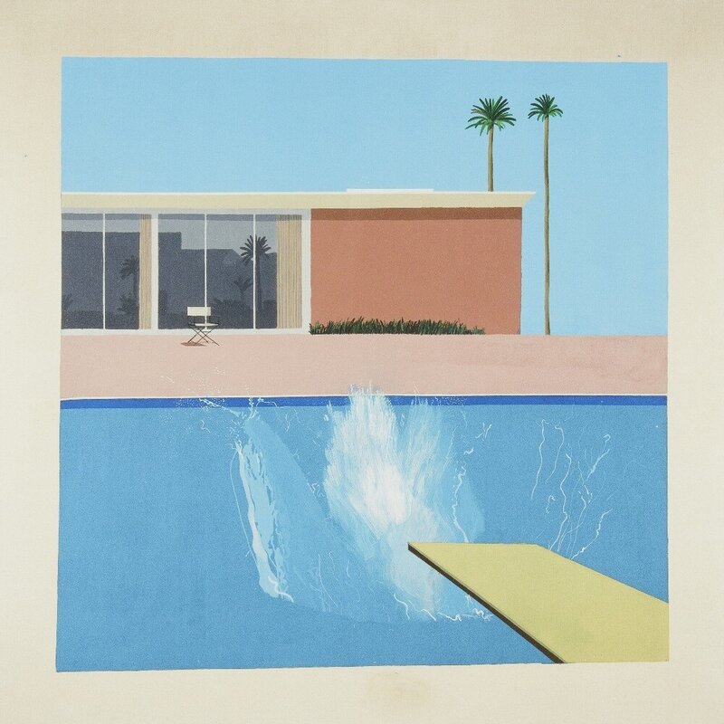 After David Hockney | A Bigger Splash; Outpost Drive, Hollywood (2017 ...