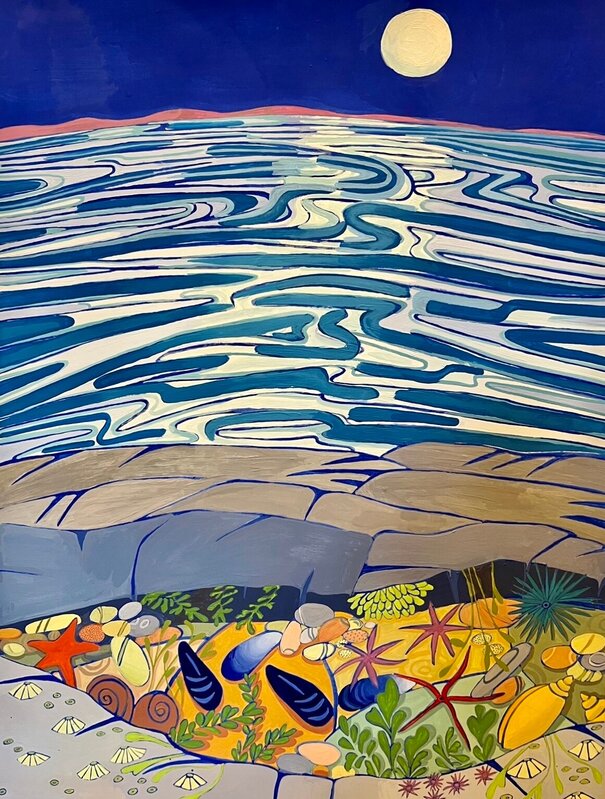 Tidepool Drawing Carol Shutt | Moonlight Tidepool (2022) | Available for Sale | Artsy