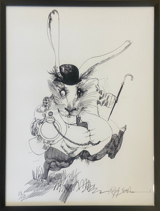 Ralph Steadman | White Rabbit (2006) | Available for Sale | Artsy
