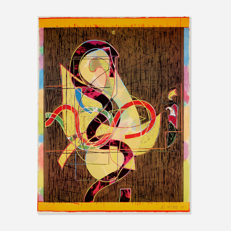 Frank Stella | Pergusa III exhibition poster (1983) | Artsy