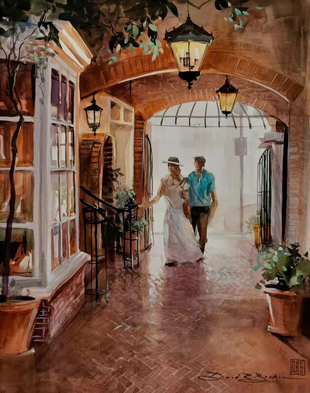 David R Becker David R. Becker | Peppertree Lane (2025) | For Sale | Artsy