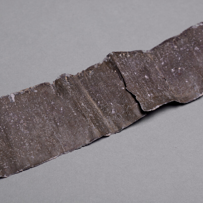 Biblical | Lead Scroll Inscribed with Mandaic Aramaic Text (ca. 3rd ...