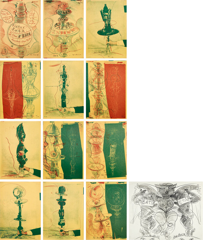 Dieter Roth | 2 times 5 BATS (D. 360) (1978) | Art & Prints | Artsy