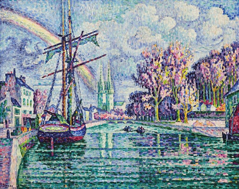 Quimper (Quai de l'Odet) by Paul Signac | Auction Results on Artsy