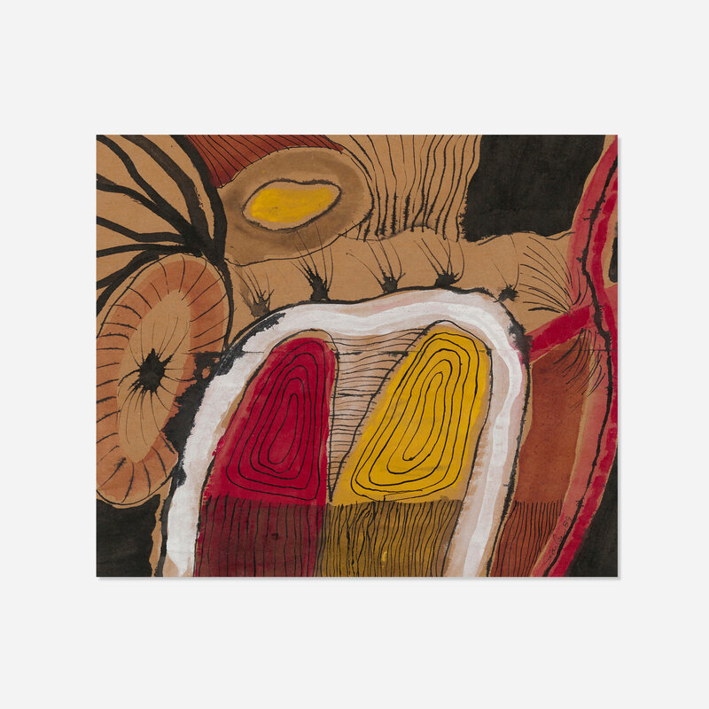 Charles Searles | Abstraction with Red, Yellow and White (1989) | Artsy