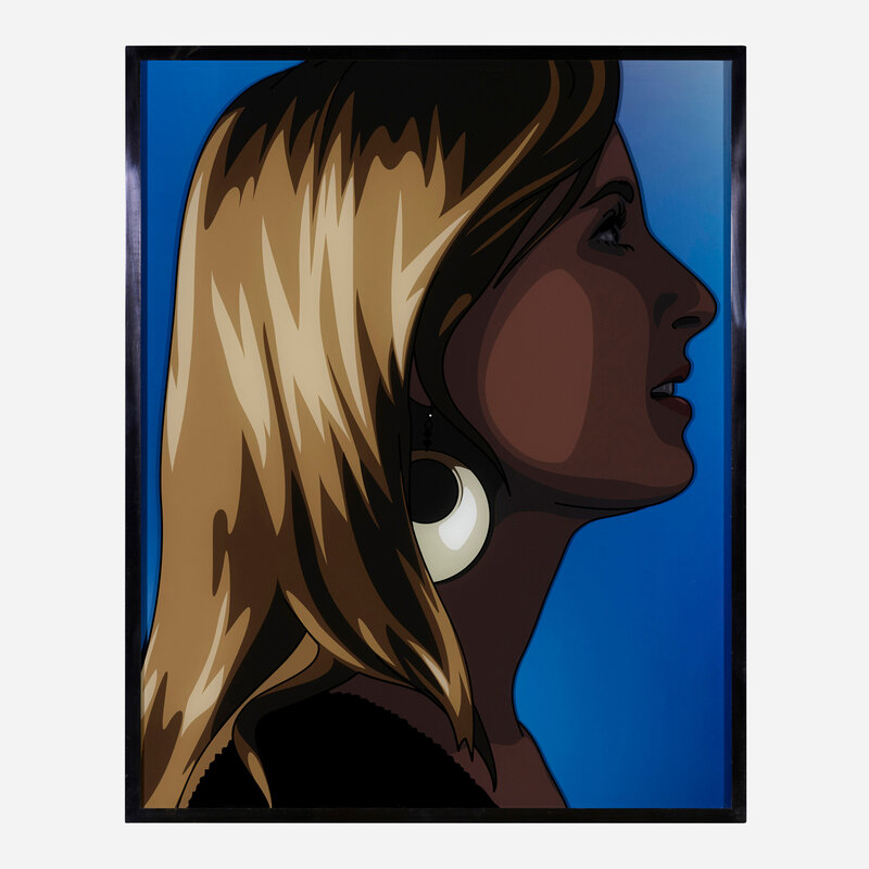 Julian Opie | Elena and Cressie Get Ready for the Party I (2011) | Artsy