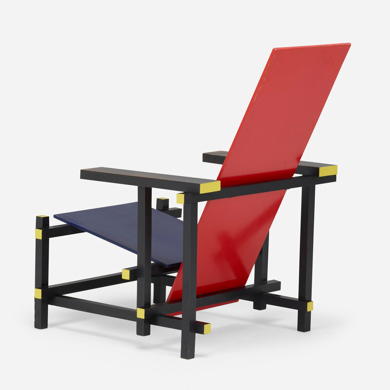 Gerrit Thomas Rietveld | Red Blue chair (1918) | Artsy