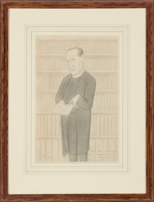 Max Beerbohm | Dean Inge Finding, as Ever, Sustenance in Plotinus (1931 ...