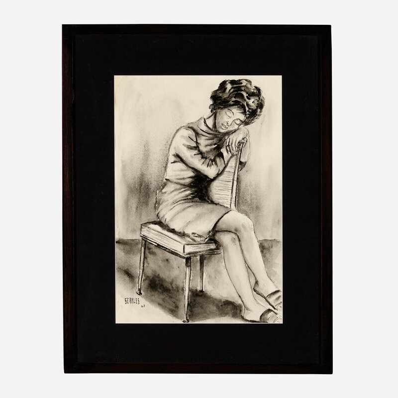 Charles Searles | Seated Woman (1963) | Artsy