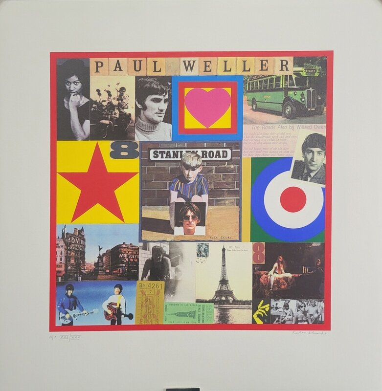 Peter Blake Print Examples Peter Blake, Paul Weller | Rare Peter Blake Stanley Road Artist Proof ...