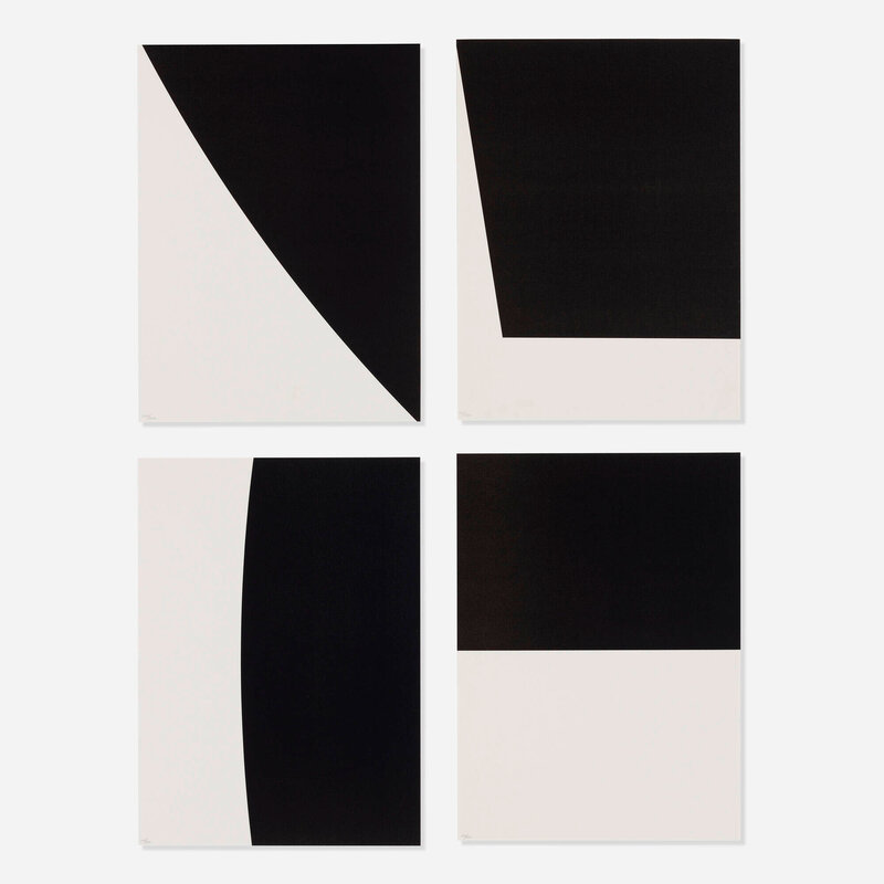 Ellsworth Kelly | Four works from Un coup de des jamais n'abolira le ...