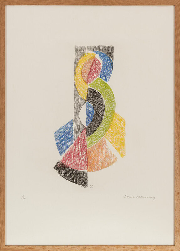 Cubism Picasso Lessons Rhythm Coleur VI (1966) by Sonia Delaunay - For Sale | Artsy
