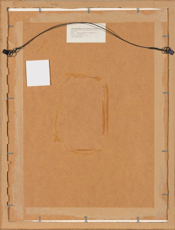 Max Beerbohm | Dean Inge Finding, as Ever, Sustenance in Plotinus (1931 ...