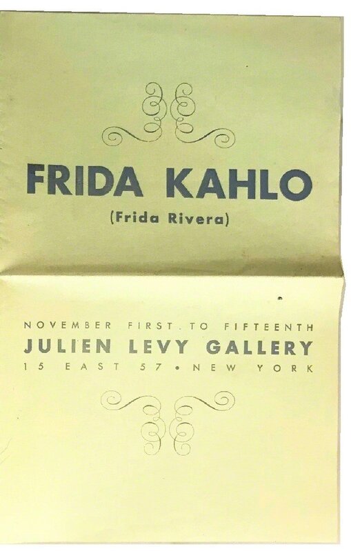 Frida Kahlo, Diego Rivera "Frida Kahlo (Frida Rivera)", 1938, RARE