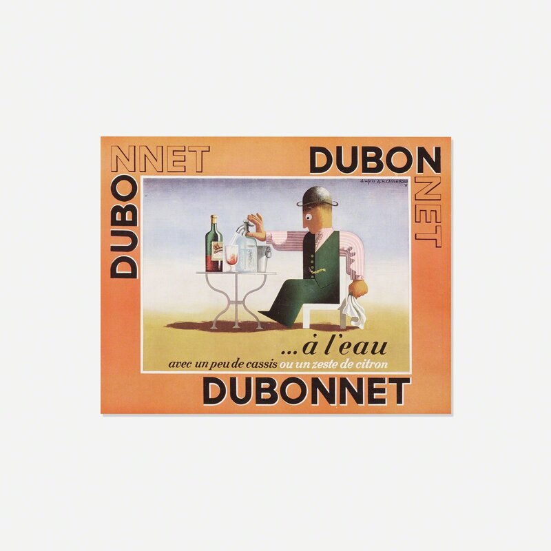 A.M. Cassandre | Dubonnet poster (1935) | Artsy