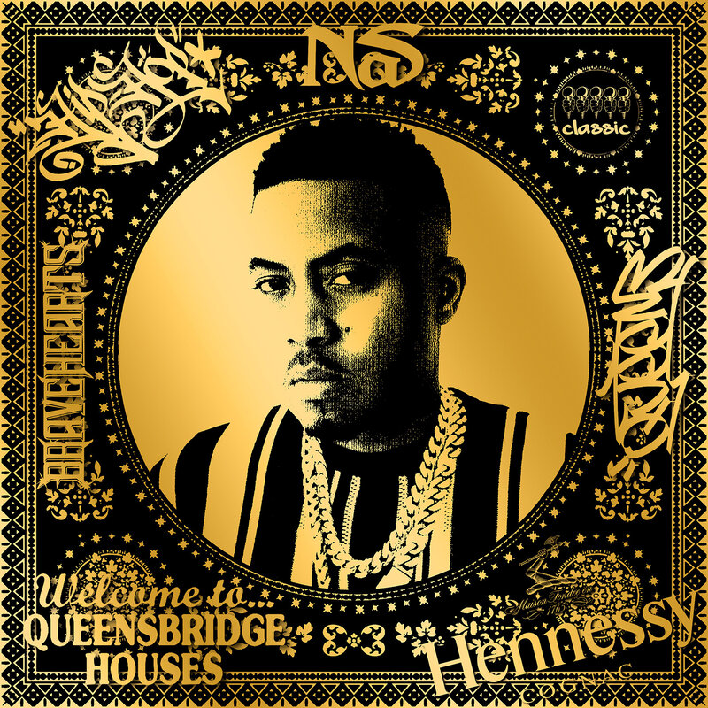 Agent X | Nas (Gold) (50 Years, Hip Hop, Rap, Iconic, Artist, Musician ...