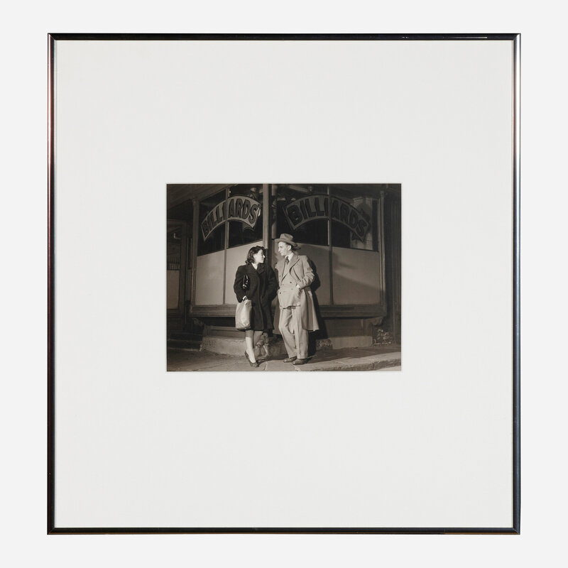 Walter Rosenblum | Young Couple, Billard Parlor Pitt Street (1938) | Artsy