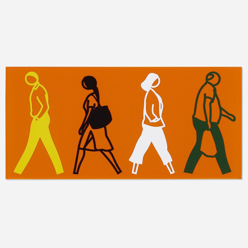 Julian Opie | Street I (2020) | Artsy