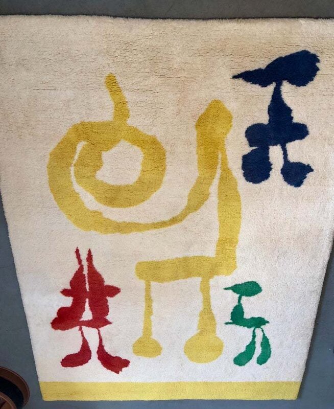 Miro Design Rug Joan Miró | Rare, Surrealist