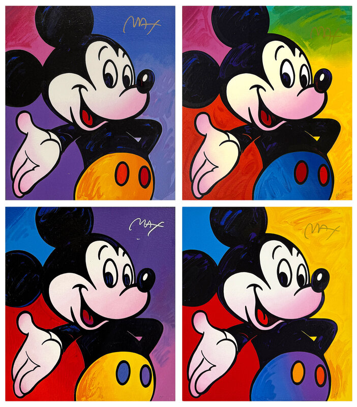 Disney: Mickey Mouse Suite (hand signed set of 4 ser… (1994) by Peter ...