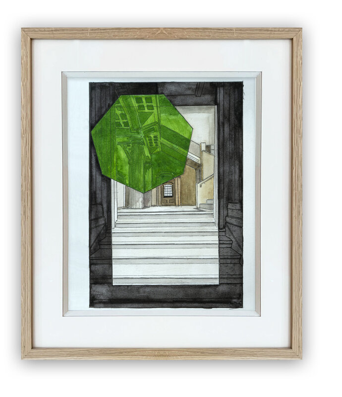 George Rousse Watercolour Georges Rousse | Berlin (2020) | Available for Sale | Artsy