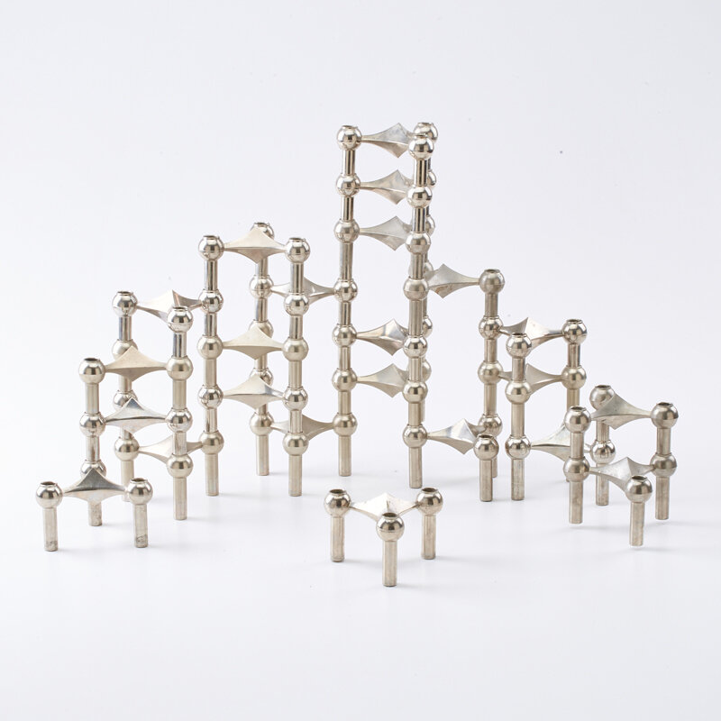 Interlocking Candlesticks BMF, Fritz Nagel & Ceasar Stoffi | Set of twenty-three interlocking ...
