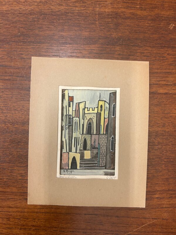 Simon Rosen | Jerusalem (1963) | Available for Sale | Artsy