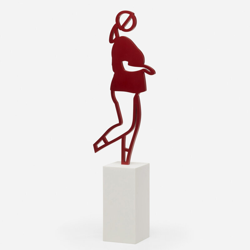 Julian Opie | Amy (from Running People) (2020) | Artsy