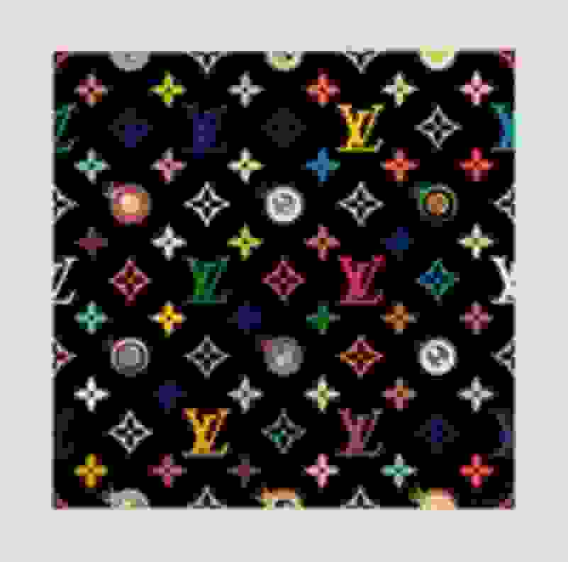 Takashi Murakami x Louis Vuitton Black Monogram Multicolore Eye
