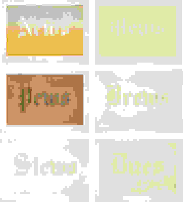 Ed Ruscha | News, Mews, Pews, Brews, Stews & Dues (1970) | Artsy