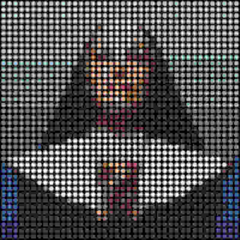 pixel art pattern louis vuitton perler beads