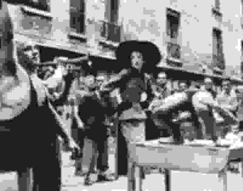 Richard Avedon Elise Daniels, Street Performers, Suit by